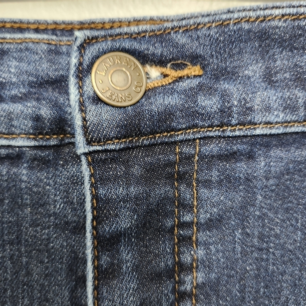 Lauren Ralph Lauren women's classic bootcut jeans size 16 blue - Picture 4 of 9